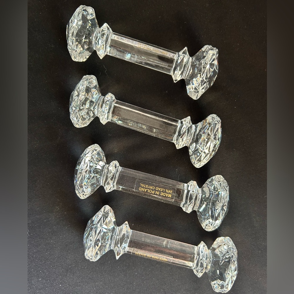 Crystal Knife Rests Set of 4